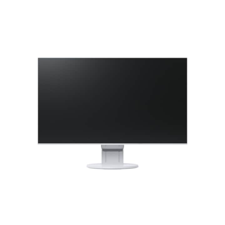 Monitor EIZO FlexScan EcoView Ultra-Slim EV2451-Wt, IPS, 23.8 inch, Wide, Full HD, D-Sub, DVI-D, HDMI, DisplayPort, Alb