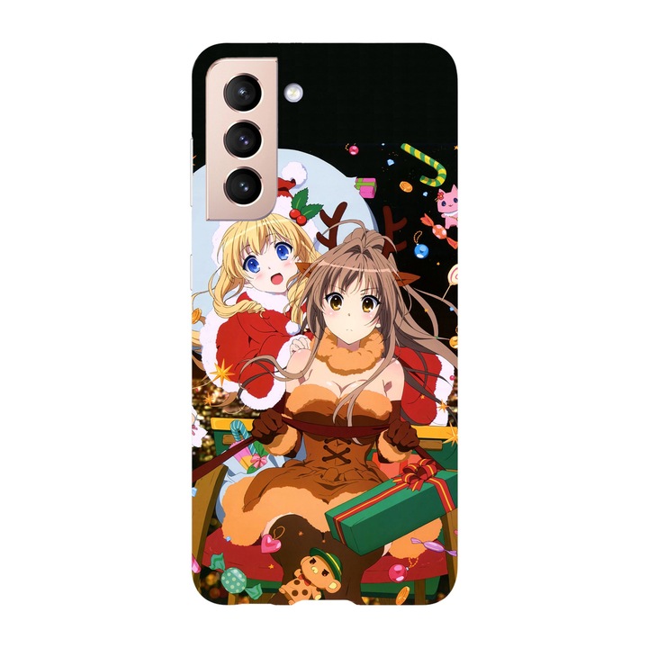 Husa Craciun compatibila cu Samsung Galaxy S21 FE model Amagi Anime Christmas, Silicon, TPU, Viceversa