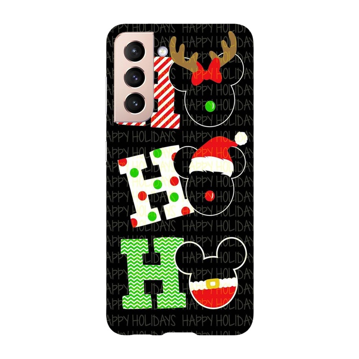 Husa Craciun compatibila cu Samsung Galaxy S21 FE model Hohoho, Silicon, TPU, Viceversa
