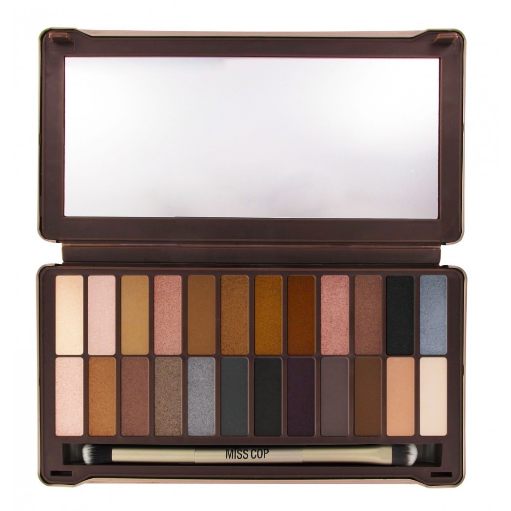 Trusa Machiaj Miss Cop, 24 nuante + oglinda + aplicator