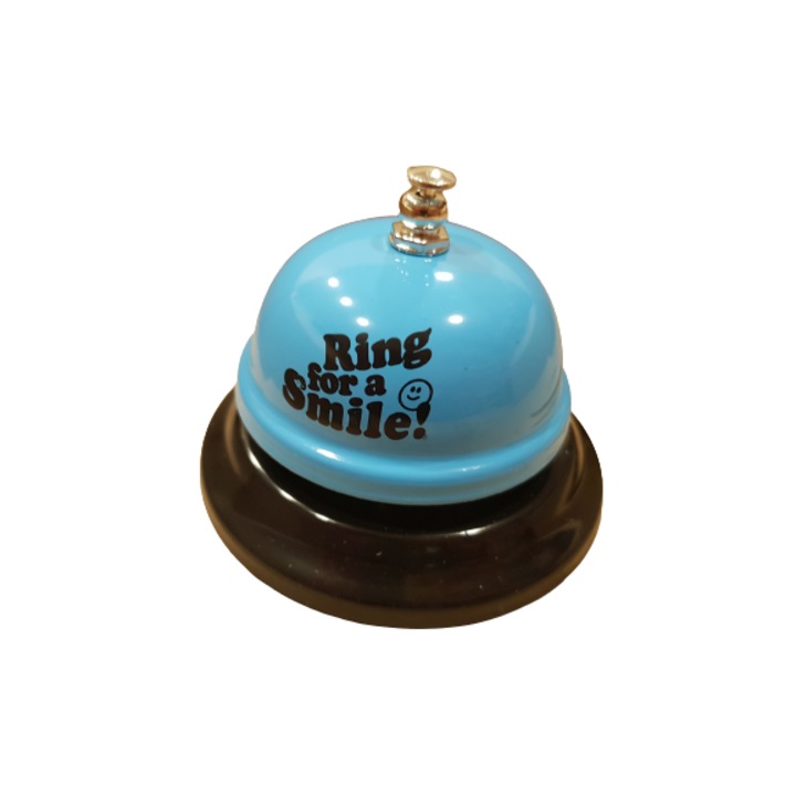 Csengő Ahelos, Ring for Smile, fém, kék