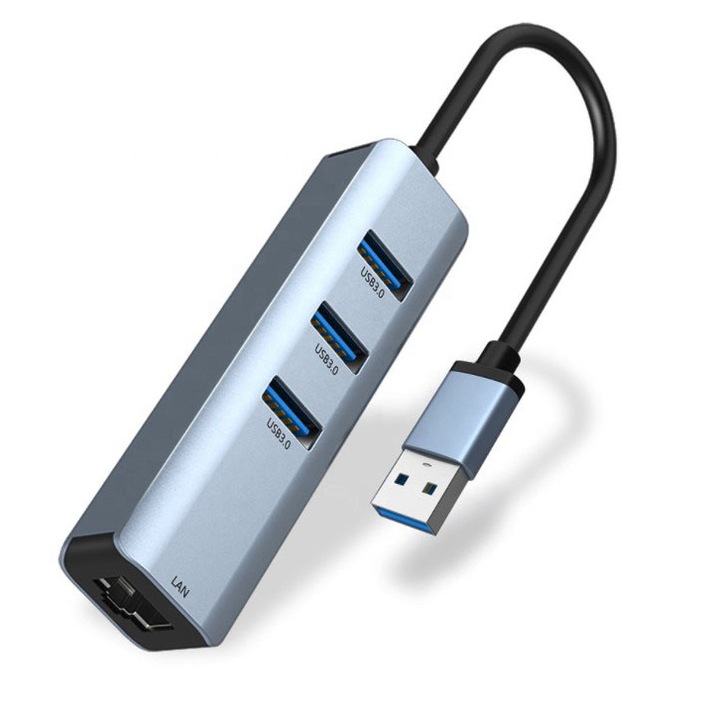 Мрежова Карта, Zenwire, 3x USB 3.0 GIGABIT LAN 1000Mbs RJ45