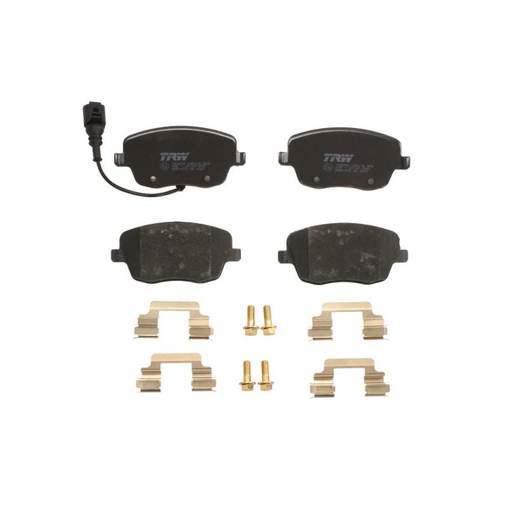 Első fékbetét készlet, Skoda fabia I, II, VW Polo IV, Roomster, Praktik, Seat ibiza III, IV 1.2-2.0 1999.12-2015.05.