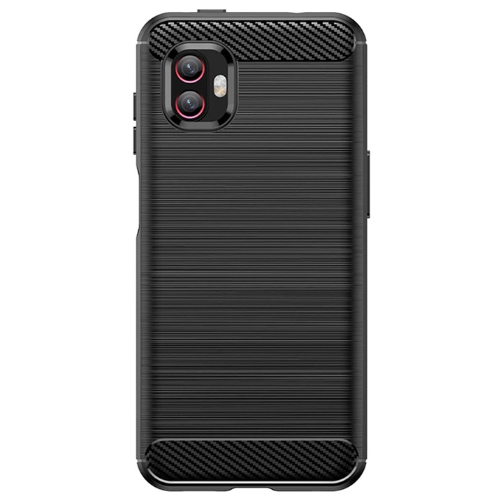 Кейс за Samsung Galaxy Xcover6 Pro, Techsuit Carbon Silicone, черен