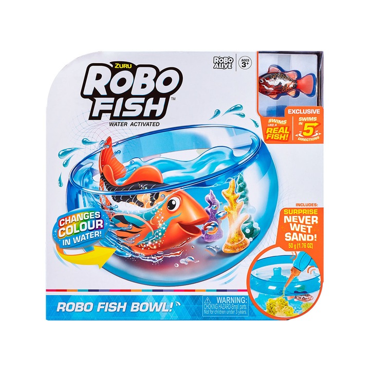 Acvariu cu peste RoboFish Pets & ROBO ALIVE ZURU