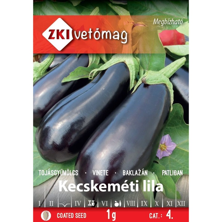 Seminte de Vinete tip kecskemeti Violet 1 gr
