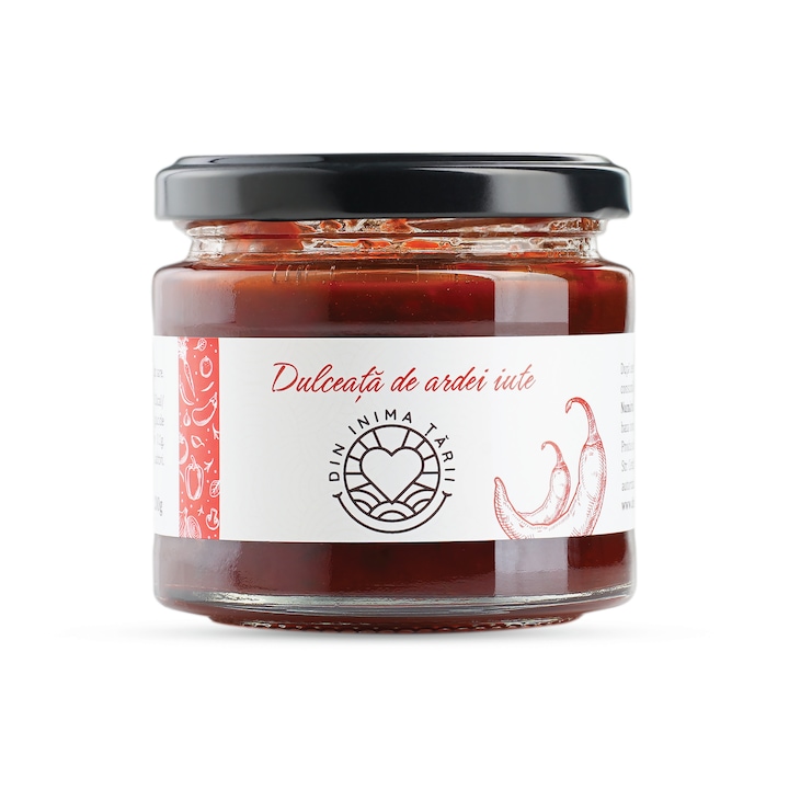 Dulceata de ardei iute, Din Inima Tarii, 200 g