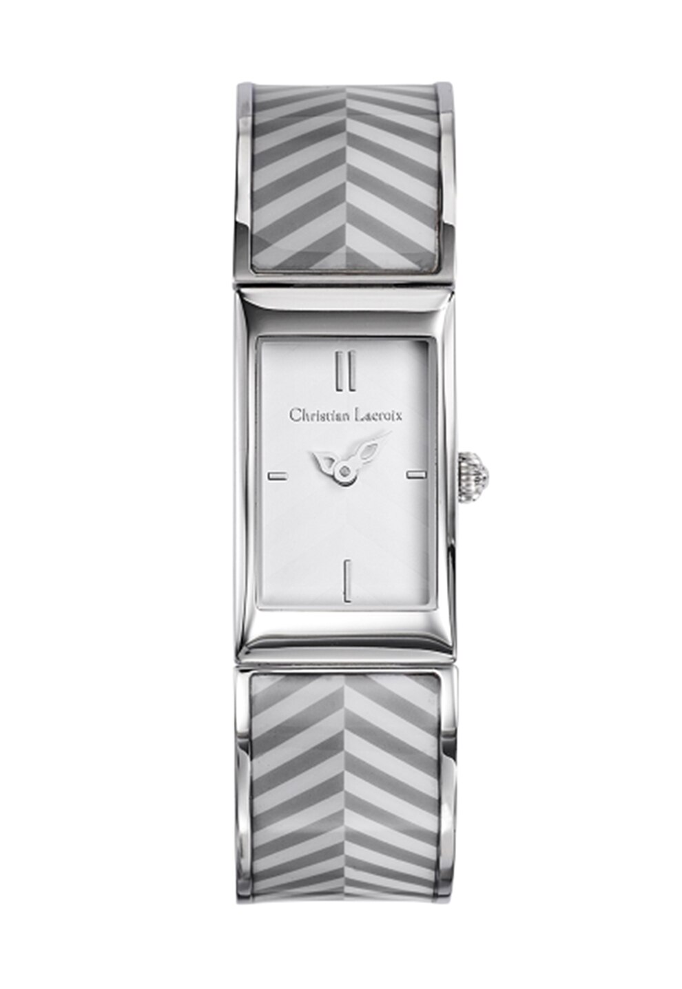 Christian Lacroix Ceas argintiu cu alb Honneurs