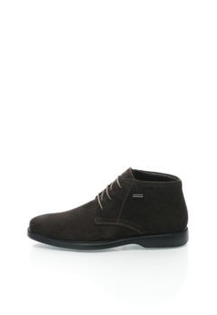 Geox, Ghete maro inchis din piele intoarsa Brayden 2Fit Geox, Ghete maro inchis din piele intoarsa Brayden 2Fit