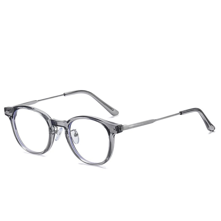 Защитни очила за компютър uVision Tommy Grey, Anti Blue Light, Унисекс, Сребрист / Сив