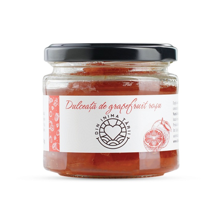 Dulceata de grapefruit rosu, Din Inima Tarii, 200 g