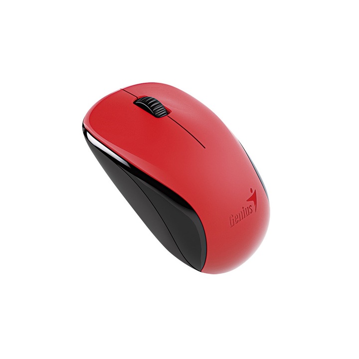 Mouse, Genius, NX-7000, Model BlueEye, 1200DPI, USB, Rosu/Negru