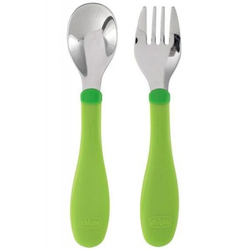 Set tacamuri Chicco, Inox, 18+ Set tacamuri Chicco, Inox, 18+