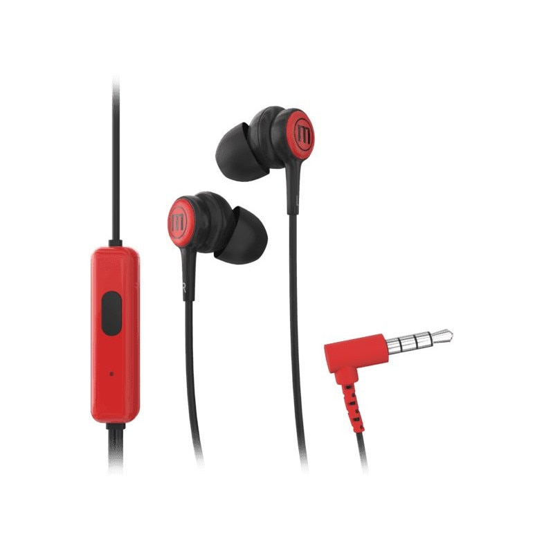 Casti cu microfon MAXELL IN-TIPS RED