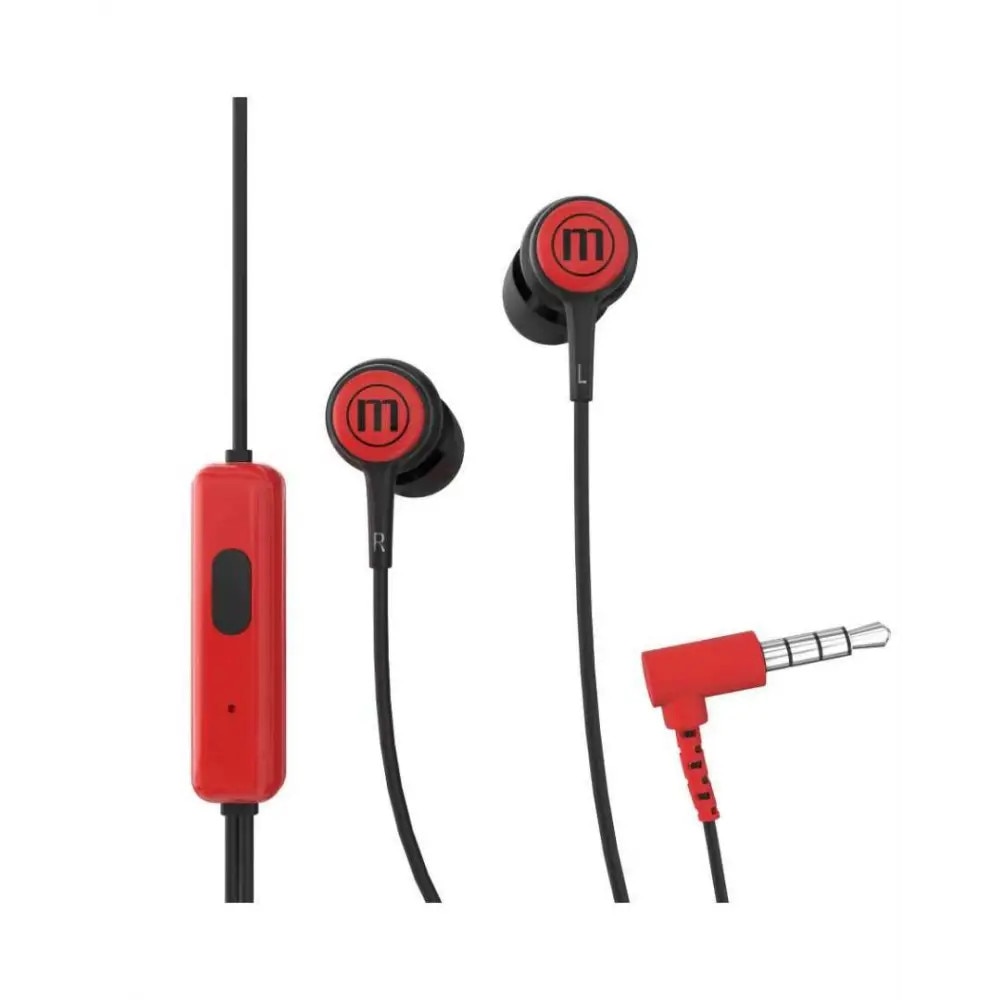 Casti cu microfon MAXELL IN-TIPS RED
