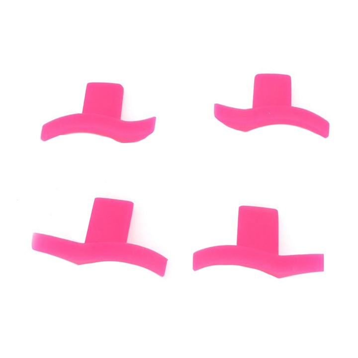 Set 2 perechi stampile ochi, Plastic, Roz