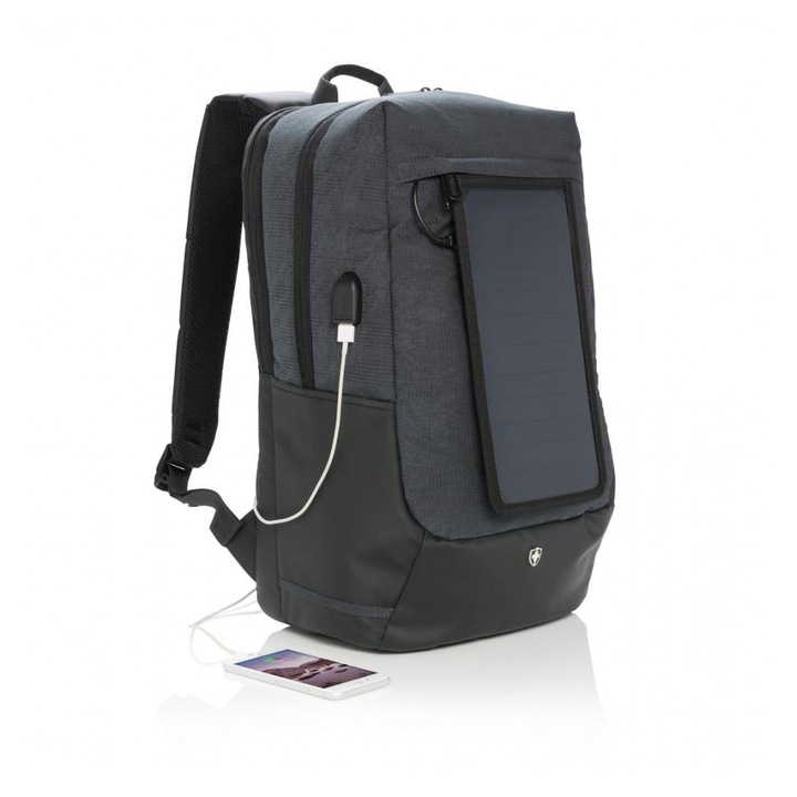 Swiss Alpha Rucsac Rucsac Swiss Peak cu incarcator solar 7W profesional Eclipse - eMAG.ro