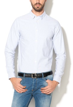 Selected Homme Camasa slim fit albastru cu alb in dungi Vince M Selected Homme Camasa slim fit albastru cu alb in dungi Vince M