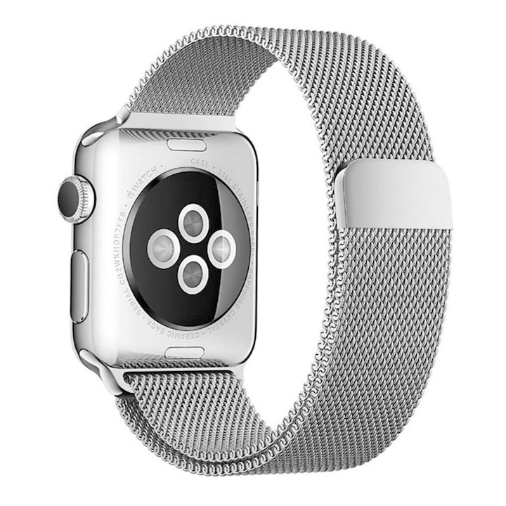 Метална Каишка съвместима с Apple Watch 8 45 mm, Silver