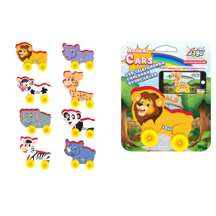 Говорещ играчка Jagu, Животни, Многоцветен