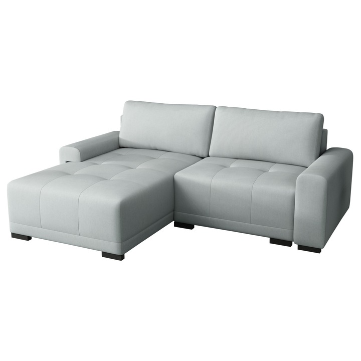 Coltar rabatabil Gefiones, MIRJAN24, gri, 237x180x93 cm