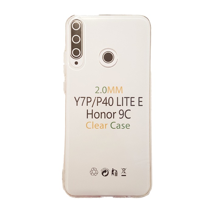 Гел калъф за Huawei Y7p, P40 Lite E, Honor 9c, Honor Play 3. Прозрачен