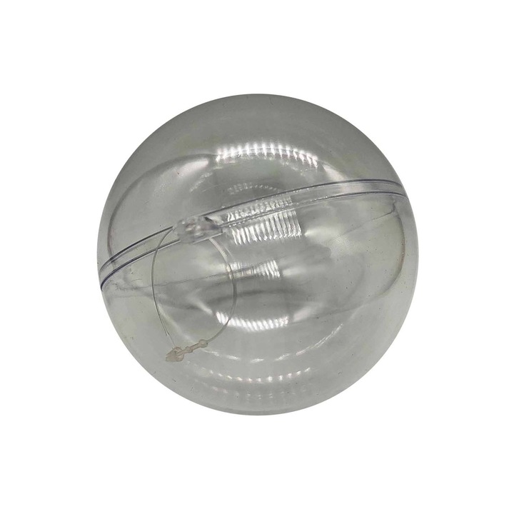 Glob Transparent din plastic, 6 cm, Demontabil, VisionXXI