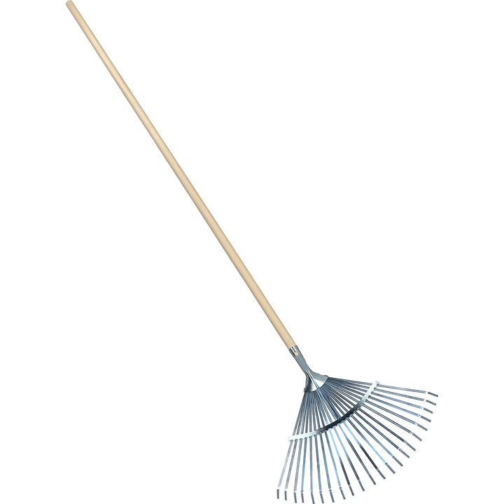 Гребло за листа Kotarbau, Дърво / Стомана, Сребрист / Крем, 183 см