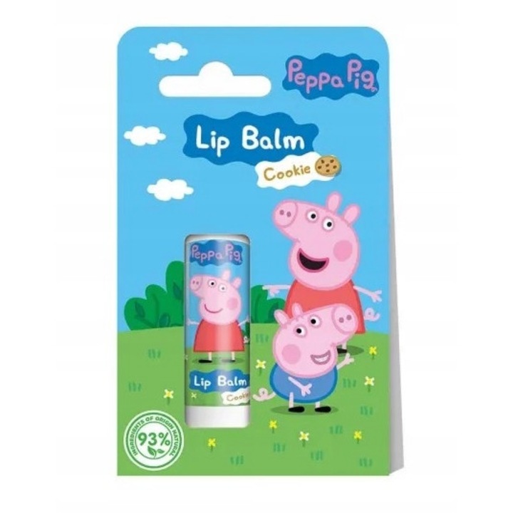 Защитен балсам за устни, Buzzy, Peppa Pig, 4.4g, Многоцветен