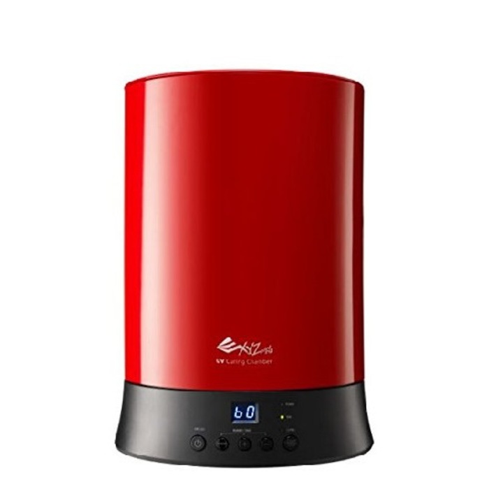 Kamera UV lámpával, XYZ Printing MultiCure, 3D nyomatok feldolgozásához, piros