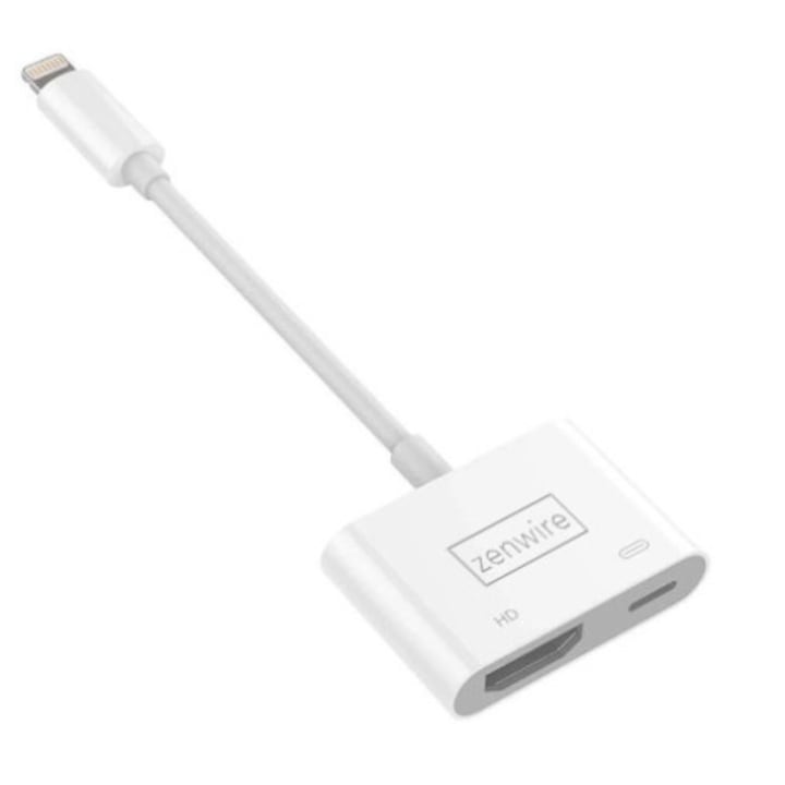 Aдаптер AV Lightning HDMI, Zenwire, Full HD iPhone iPad