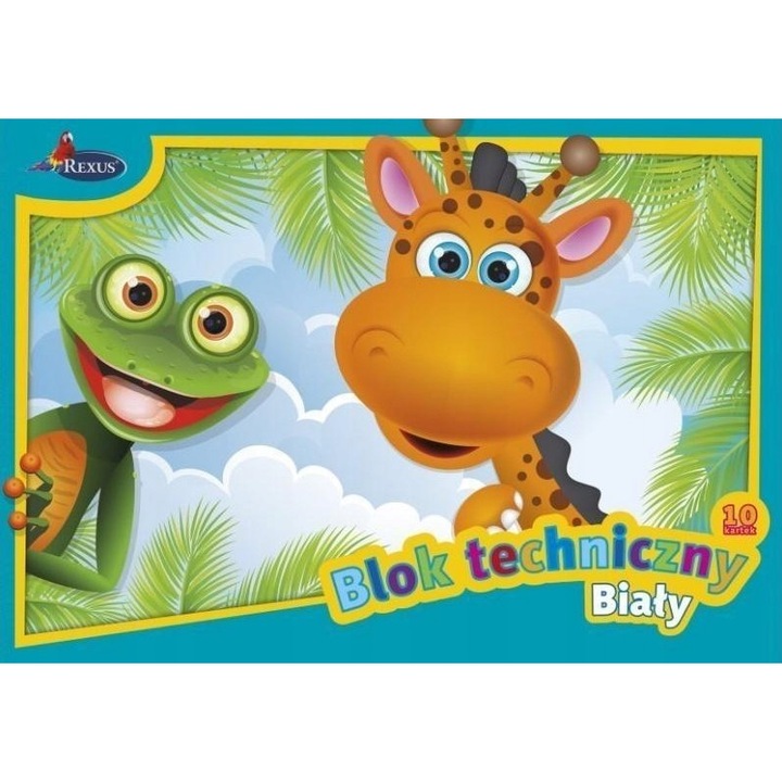 Műszaki alátét A3 10 lappal, Benjamin, Fehér