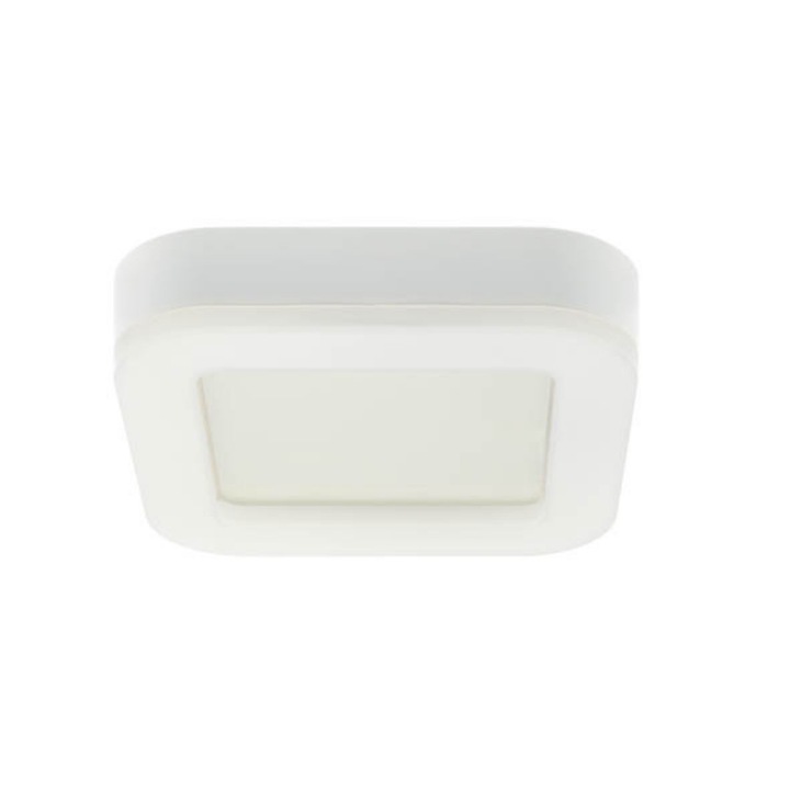 LED Аплик VITO BULKHEAD SQUARE LUZ-BS, 15W, 1020Lm, 4000K, Естествено Бяло, IP65, 190x190x45mm, Бяло