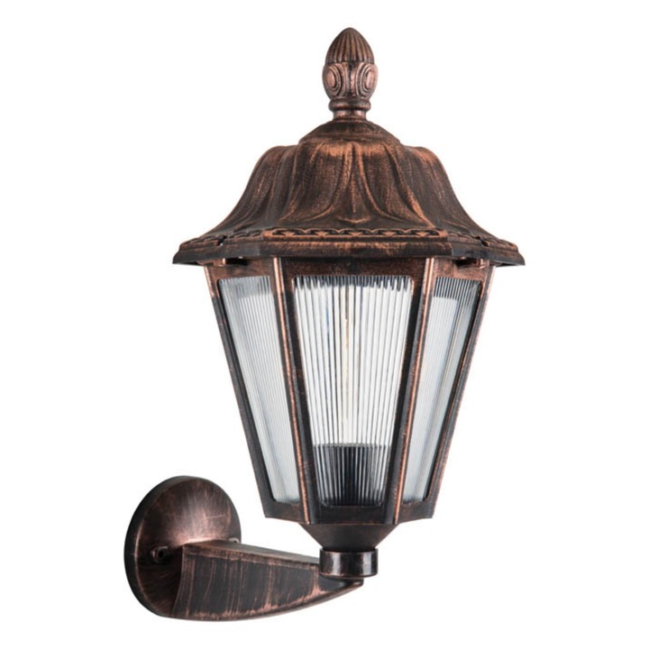 Аплик VITO VERONA-W, E27, Черно, IP44, Пластмаса, 280x390mm, Античен