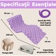 Saltea Antiescara Cu Compresor Silentios, Alhena® HF6001/HF608, 200 x 90 cm, Saltea Pentru Escare Cu Mod Alternativ Si Static, Saltea Medicala Cu Celule De Aer, Sistem Antiescare Complet, Pompa Inclusa, Pentru Pacienti Imobilizati, Uz Medical, Mov