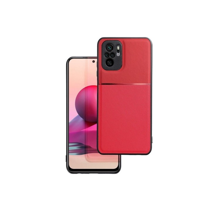 Forcell Noble hátlap, kompatibilis a Xiaomi Poco M4 Pro 5g telefonnal, piros