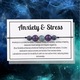 Természetes féldrágakövekből készült zsinór karkötő, amely stressz és szorongás ellen hat, unisex, állítható méret, Tessero, kék