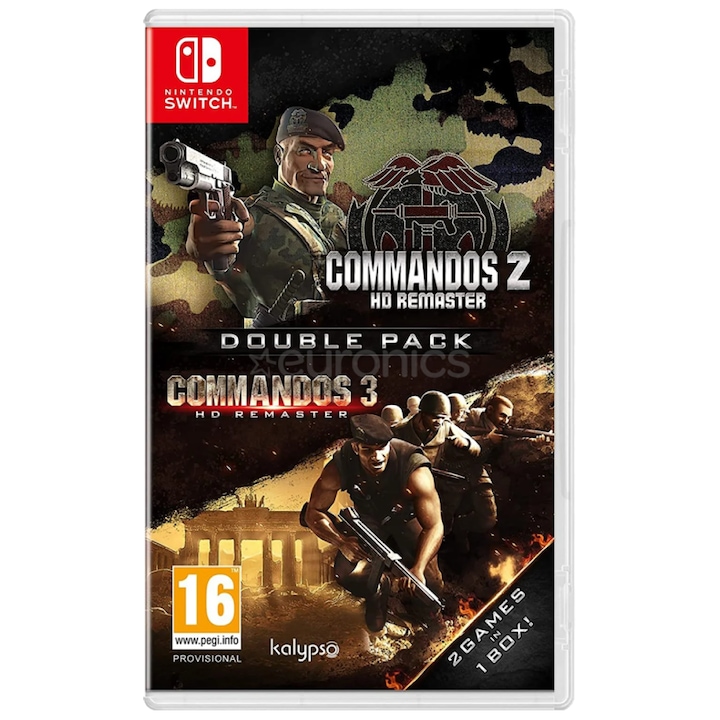 Commandos 2 & 3 Hd Remaster Double Pack Nintendo Switch Játékszoftver