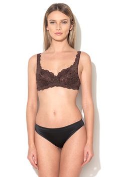 Woman Amourette Chocolate Brown Padded Bra Woman Amourette Chocolate Brown Padded Bra