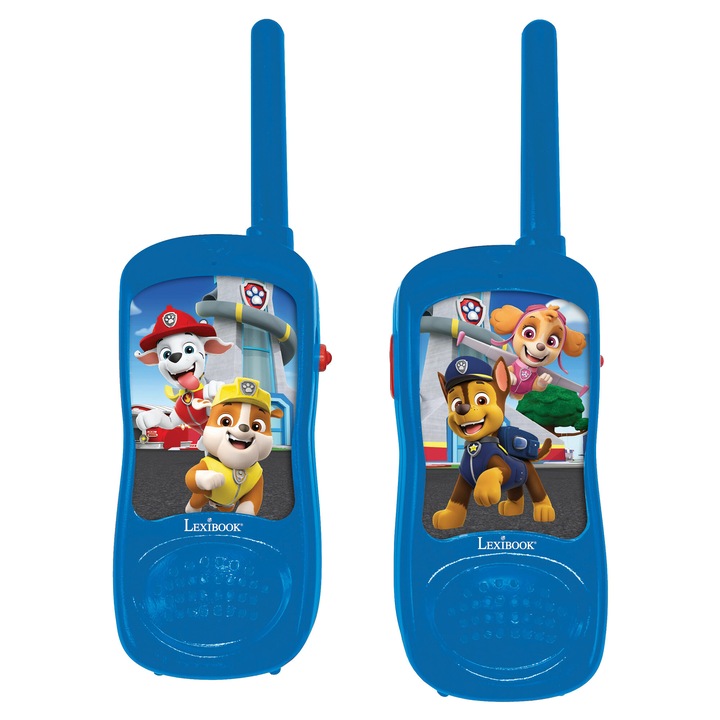 Walkie Talkie állomáskészlet, Lexibook, Műanyag, Hatótáv 120 m, Többszínű