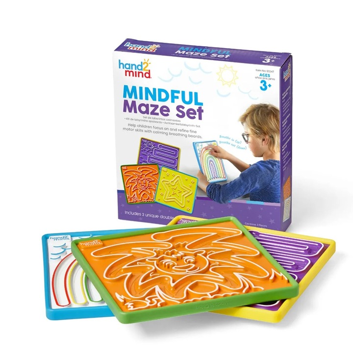 Детски комплект Hand 2 Mind лабиринт, 93247, многоцветен