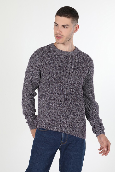 COLIN'S, Pulover uni cu decolteu rotund, Violet