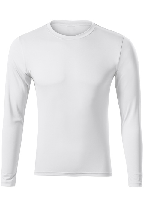 Bluza unisex, 100% Poliester, Double Face, Alb