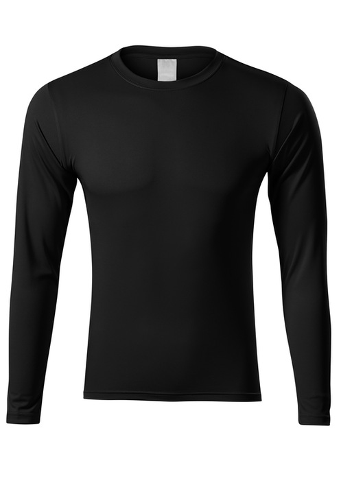 Bluza unisex, 100% Poliester, Double Face, Negru