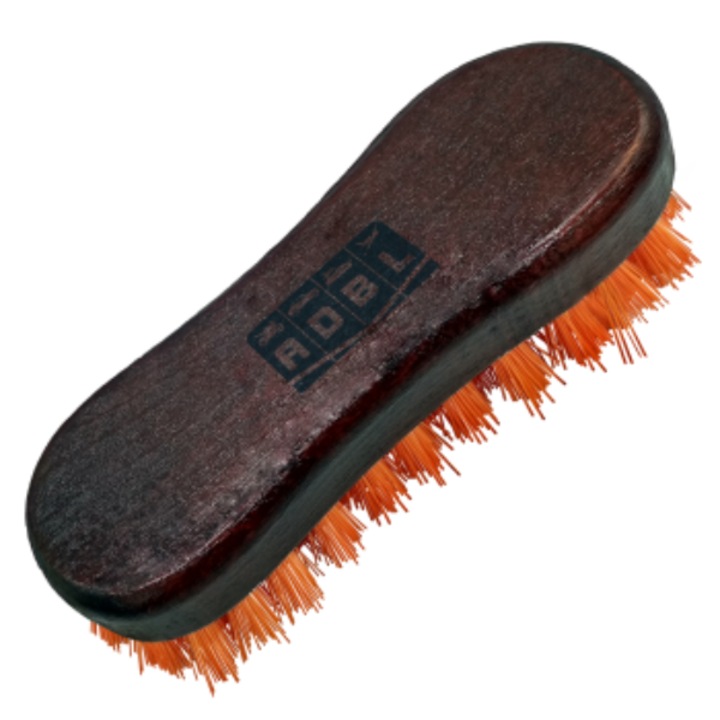 Четка за почистване на тапицерия на автомобил, ADBL, Кафяв/оранжев