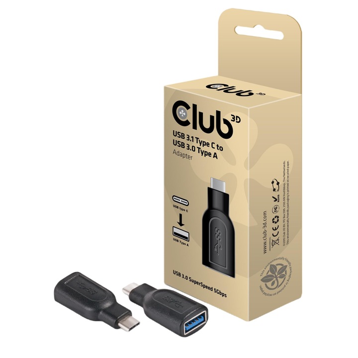 Club3D USB3.1 Tip C - Adaptor USB3.0 Tip A CAA-1521 Accesorii, Accesorii > Convertor special
