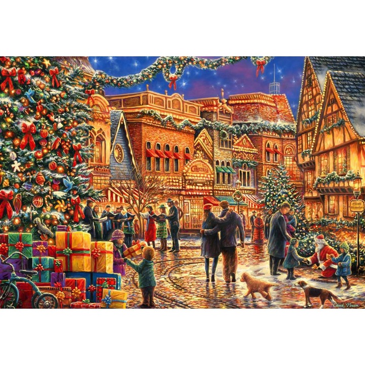BlueBird - Puzzle Pinson: Christmas at the Town Square - 1 000 лв