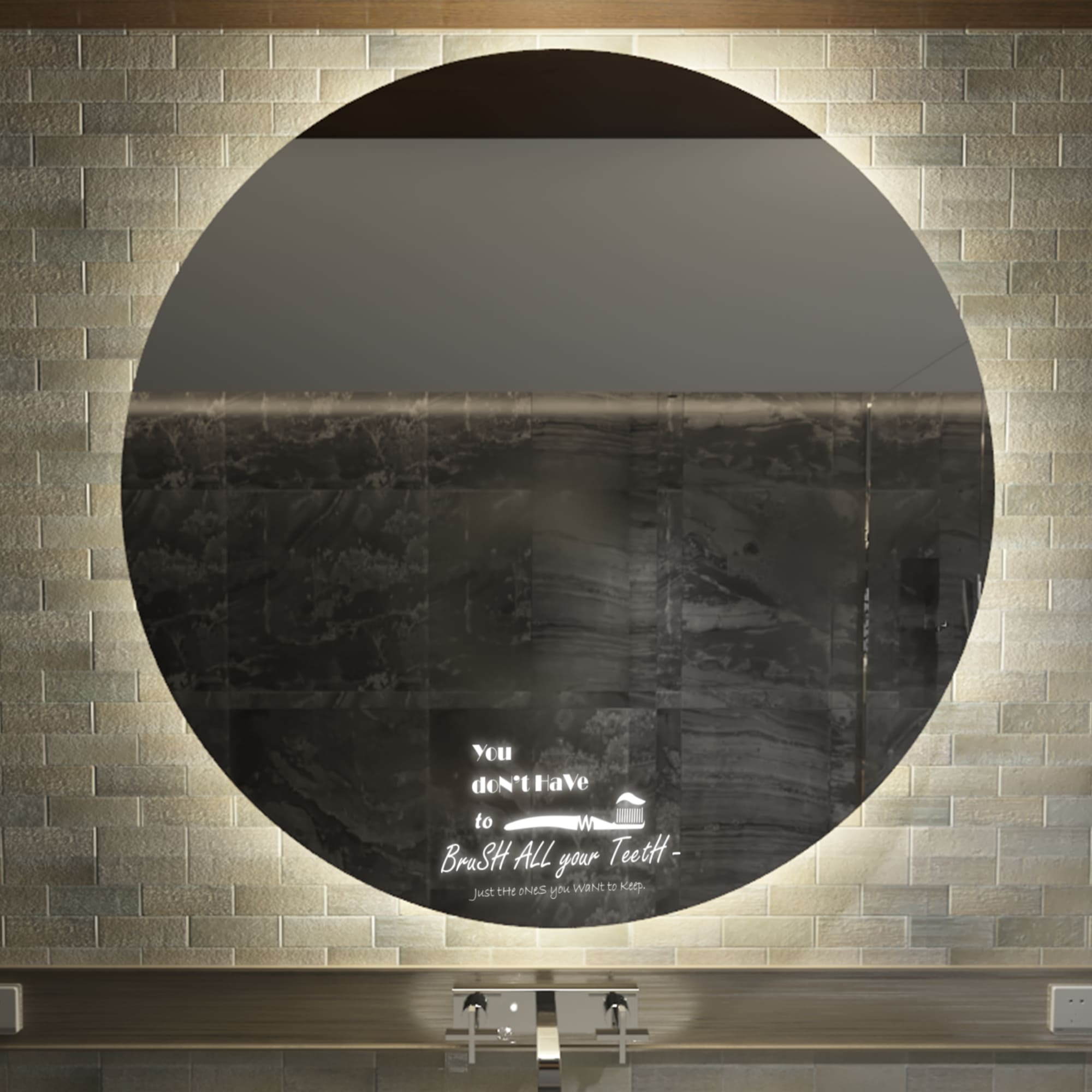 Oglinda BoConcept Tone 100 cm/maro