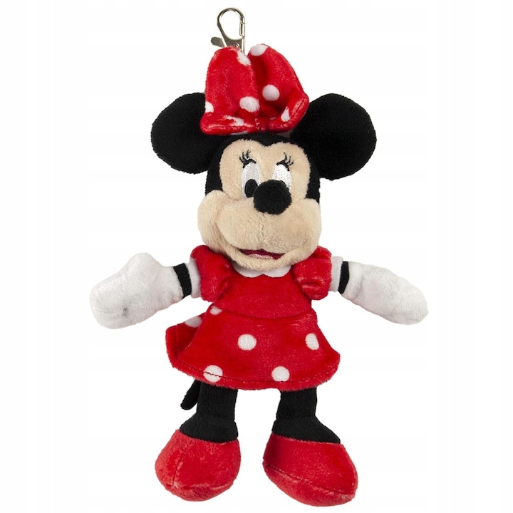 Kulcstartó, Disney Mickey Mouse, 8x20x6cm, fekete/piros