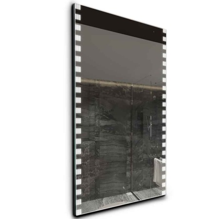 Oglinda LED, verticala, 100x100 cm, Reflect Edge Model 6, cu lumina LED ...